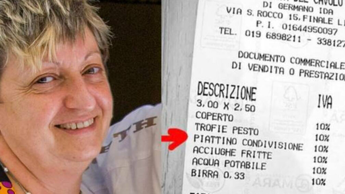 Ida Germano Piattino condivisione Lucarelli