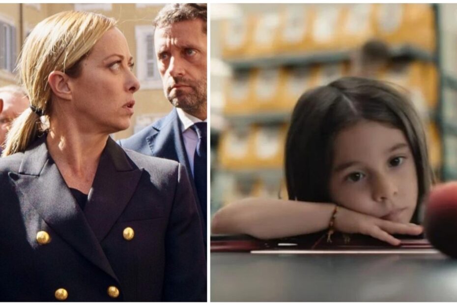 Esselunga pubblicità Meloni Calenda