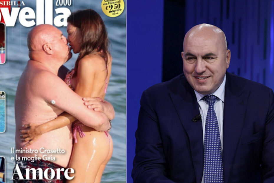 Crosetto paparazzato Novella 2000