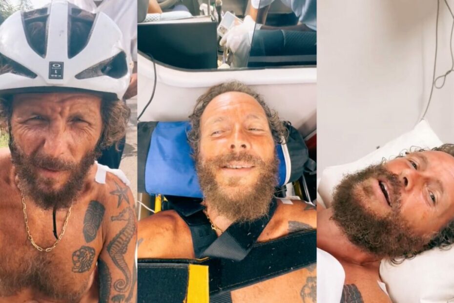 Jovanotti operazione femore gamba