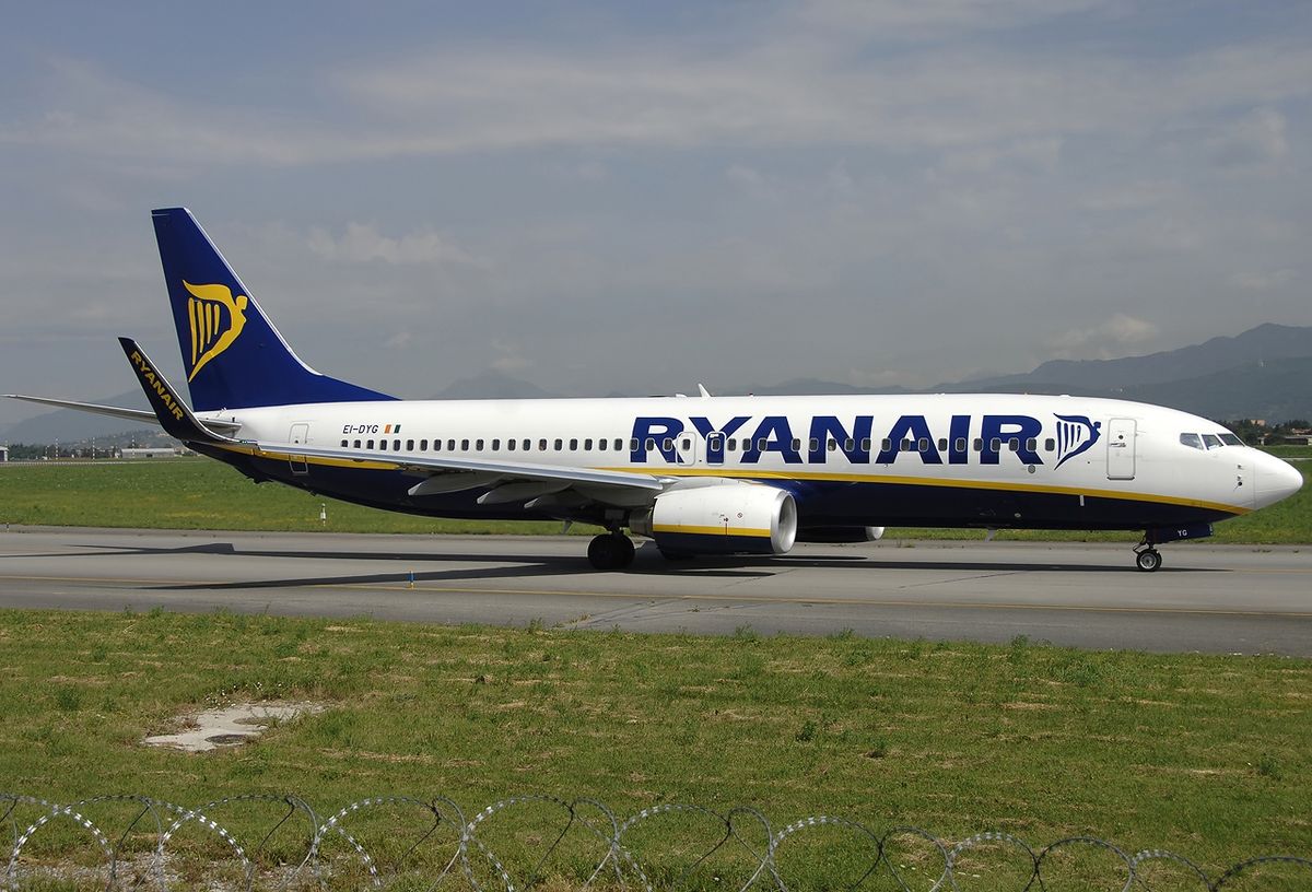 Catania Boeing Ryanair guasto