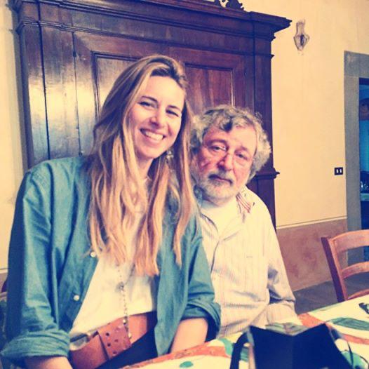 Teresa e il papà Francesco Guccini
