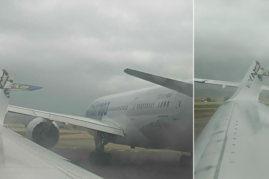 Panico sul volo Madrid-Bologna: in fase di decollo si scontra con un altro aereo