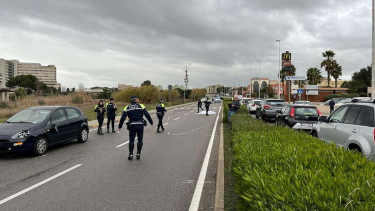 Cagliari 16enne investito strisce