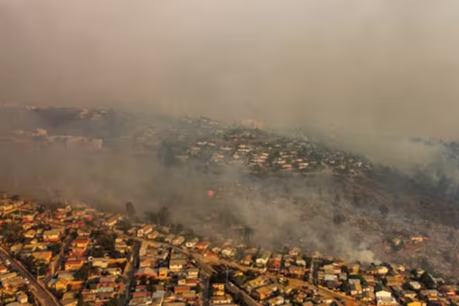 incendi Cile centrale vittime