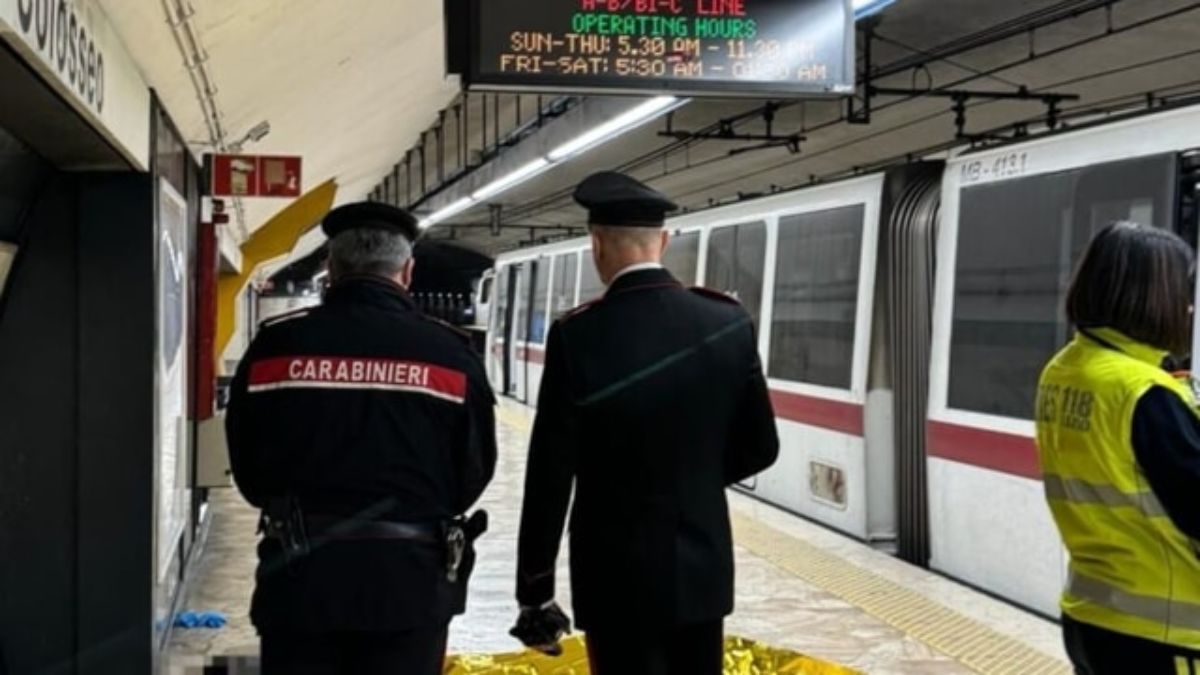 metro Roma donna investita
