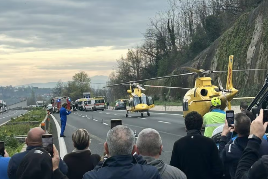 incidente A1 due bambini