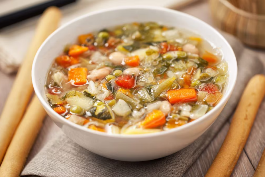 pezzi vetro minestrone surgelato