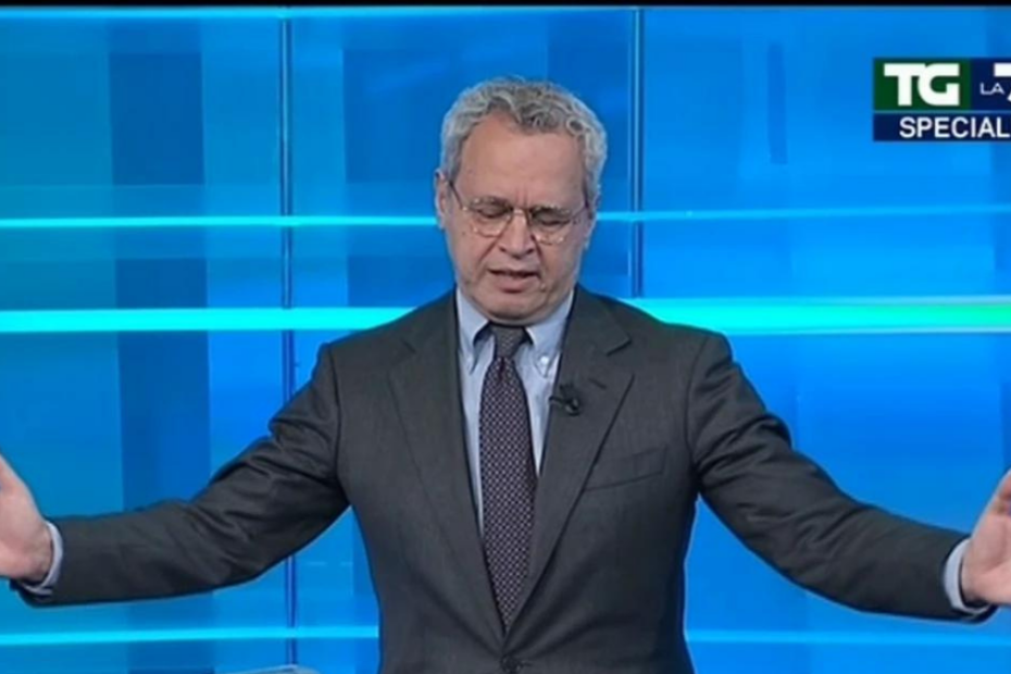 Enrico Mentana sfora tg