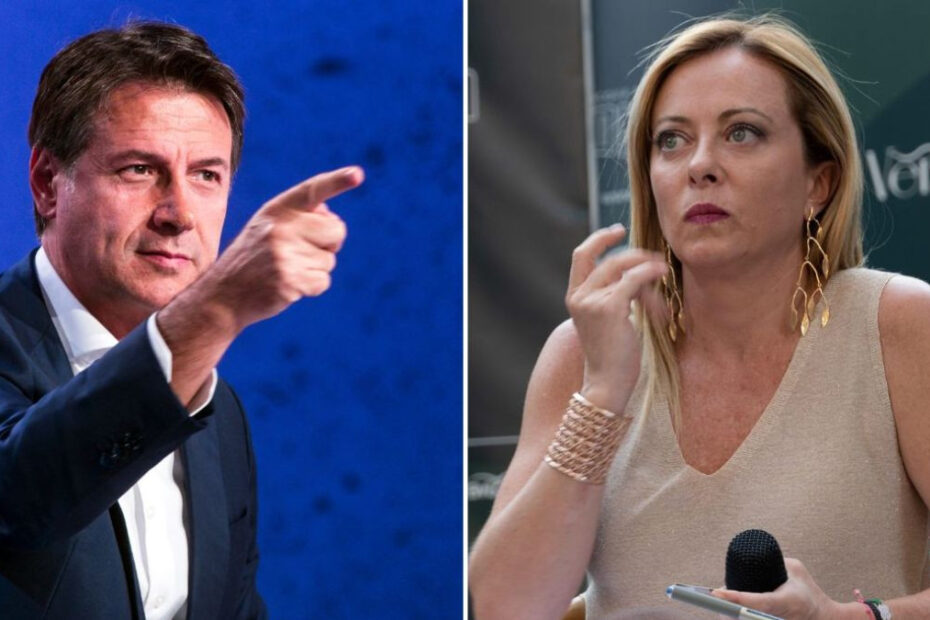 Conte Meloni vergogna nazionale