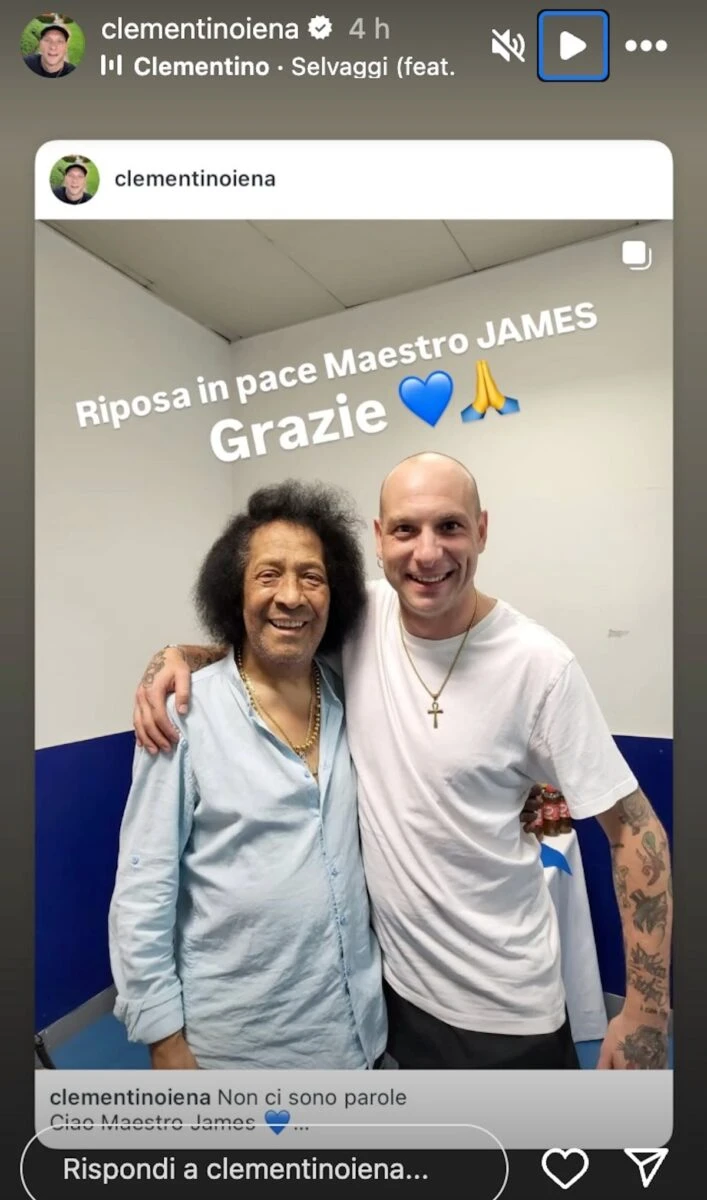 Ritratto di James Senese