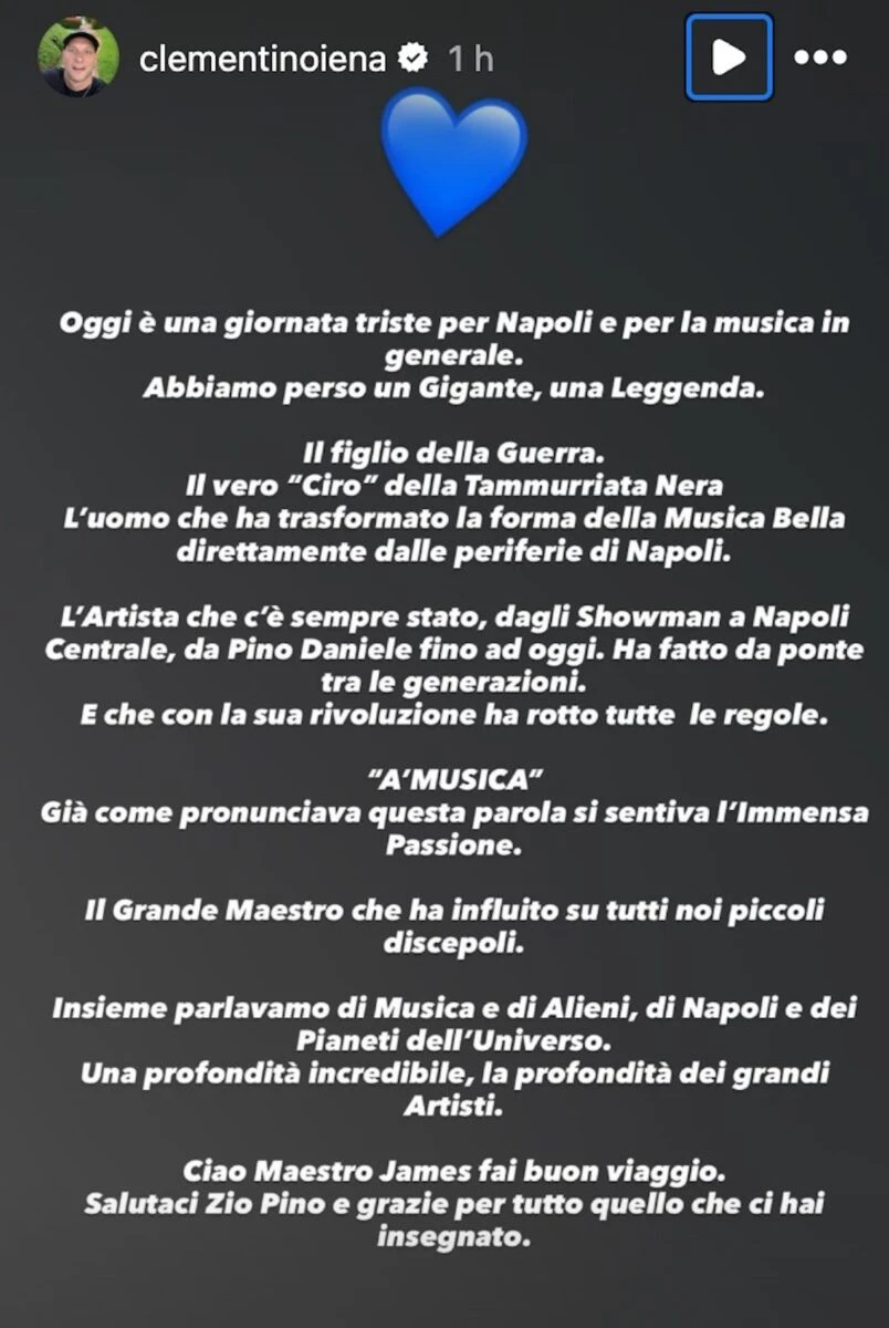 Clementino e James Senese insieme