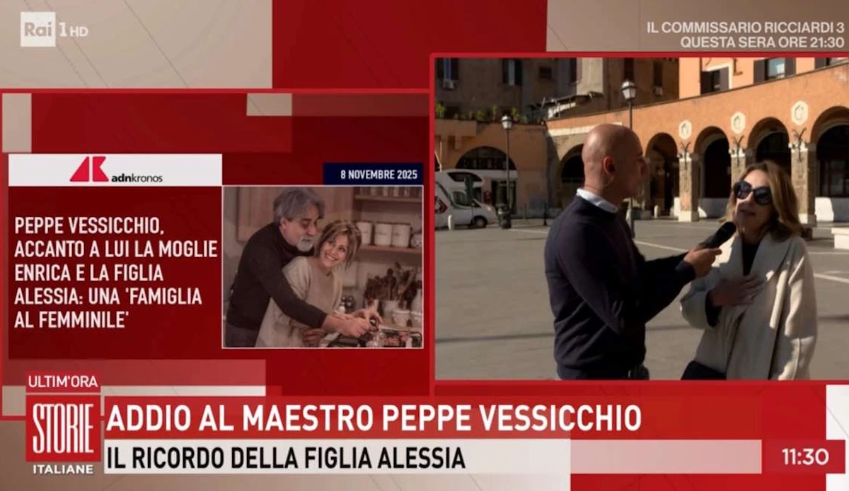 Striscione commemorativo dedicato a Peppe Vessicchio a Monte Sacro