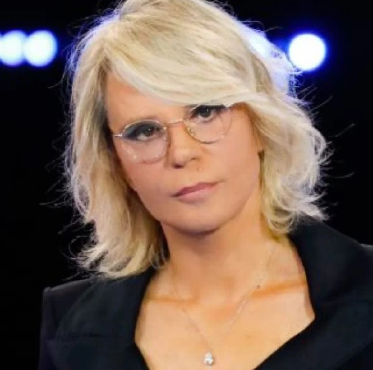 Maria De Filippi ai funerali di Peppe Vessicchio