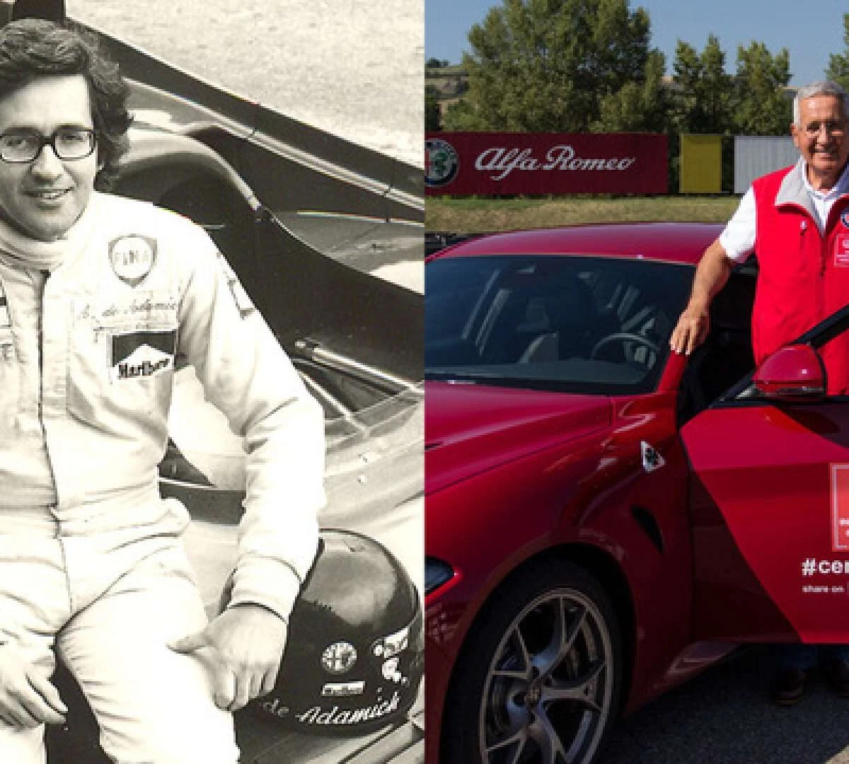 Andrea de Adamich con la Alfa Romeo Giulia GTA, campione europeo turismo