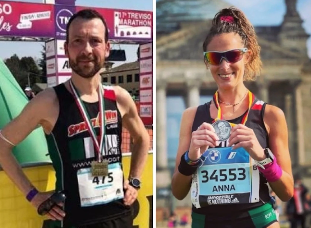 Alberto Zordan mentre si allena