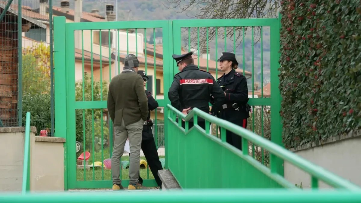 Dettaglio del giardino dell’asilo nido di Soci