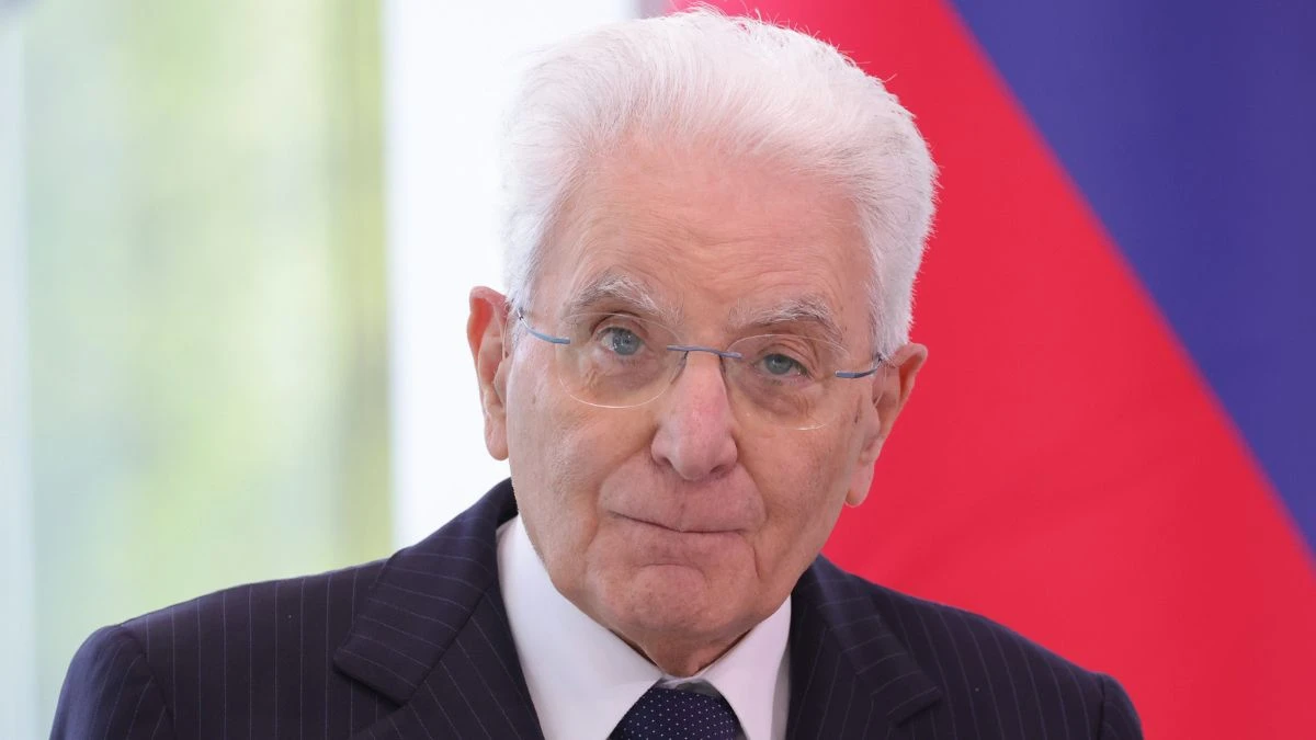 Il Presidente Sergio Mattarella durante un evento ufficiale