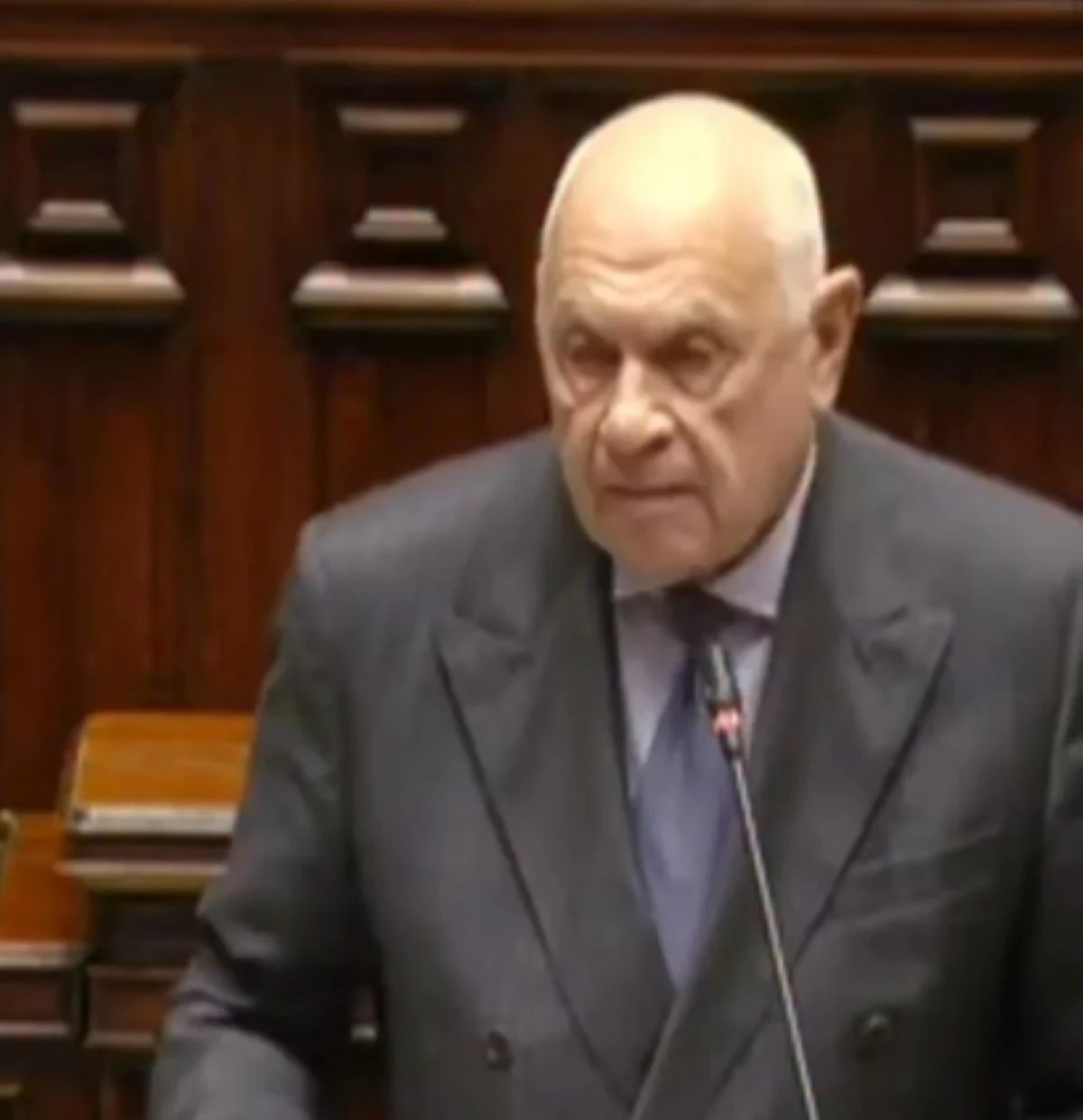 Immagine del ministro della Giustizia Carlo Nordio durante un evento istituzionale