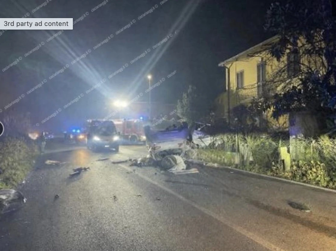 Strada chiusa dopo incidente a Ceccano