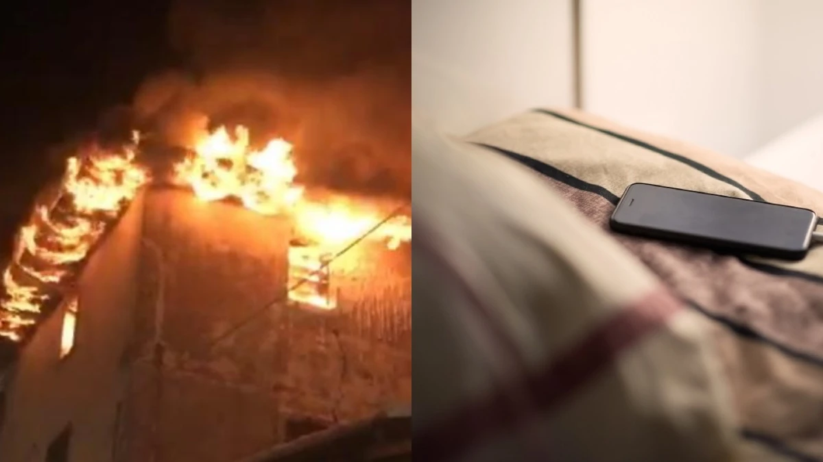Casa distrutta da incendio causato da batteria di cellulare