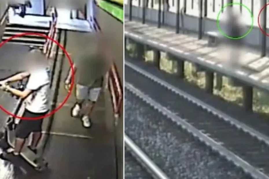 Strade di Milano al crepuscolo con luci artificiali