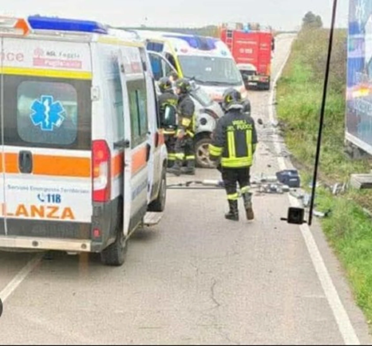 Incidente stradale sulla provinciale