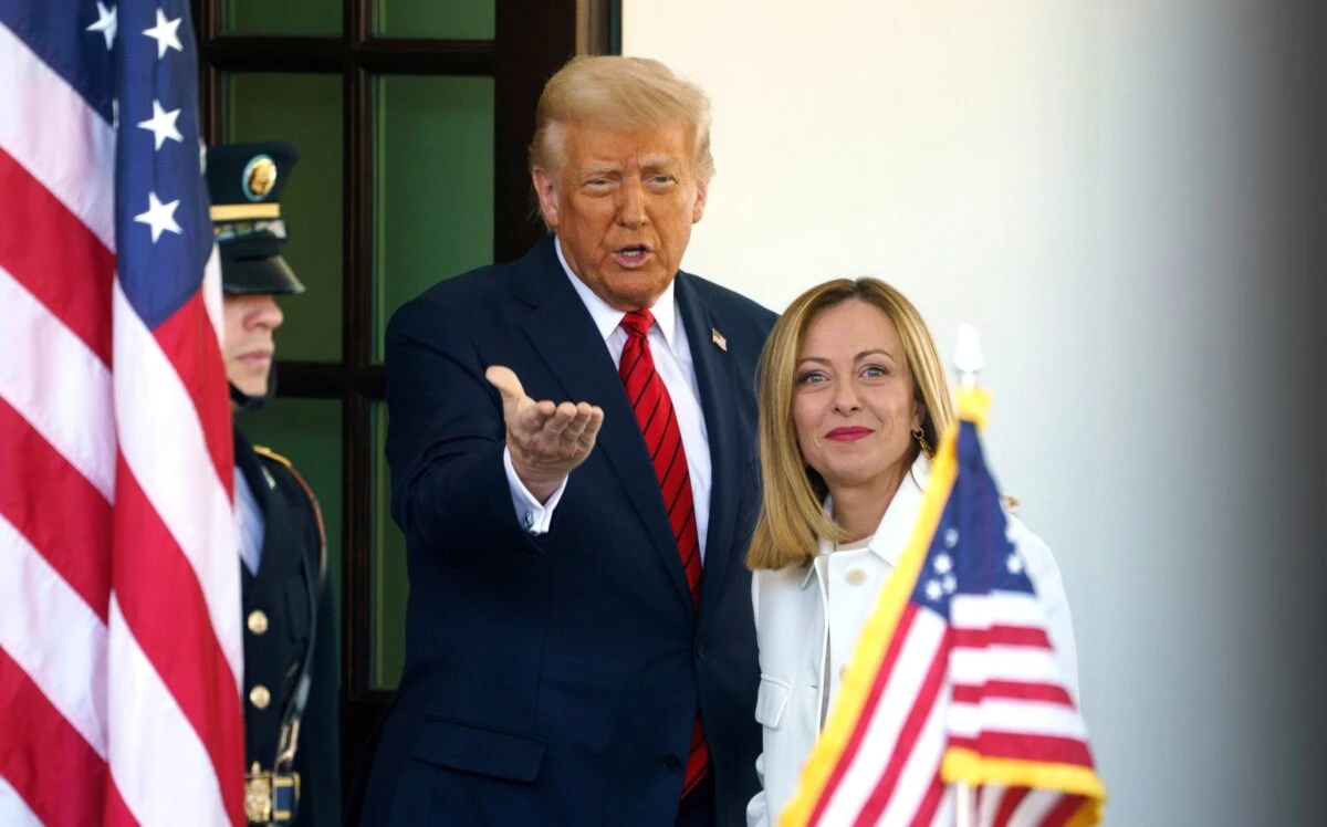 Donald Trump e Giorgia Meloni