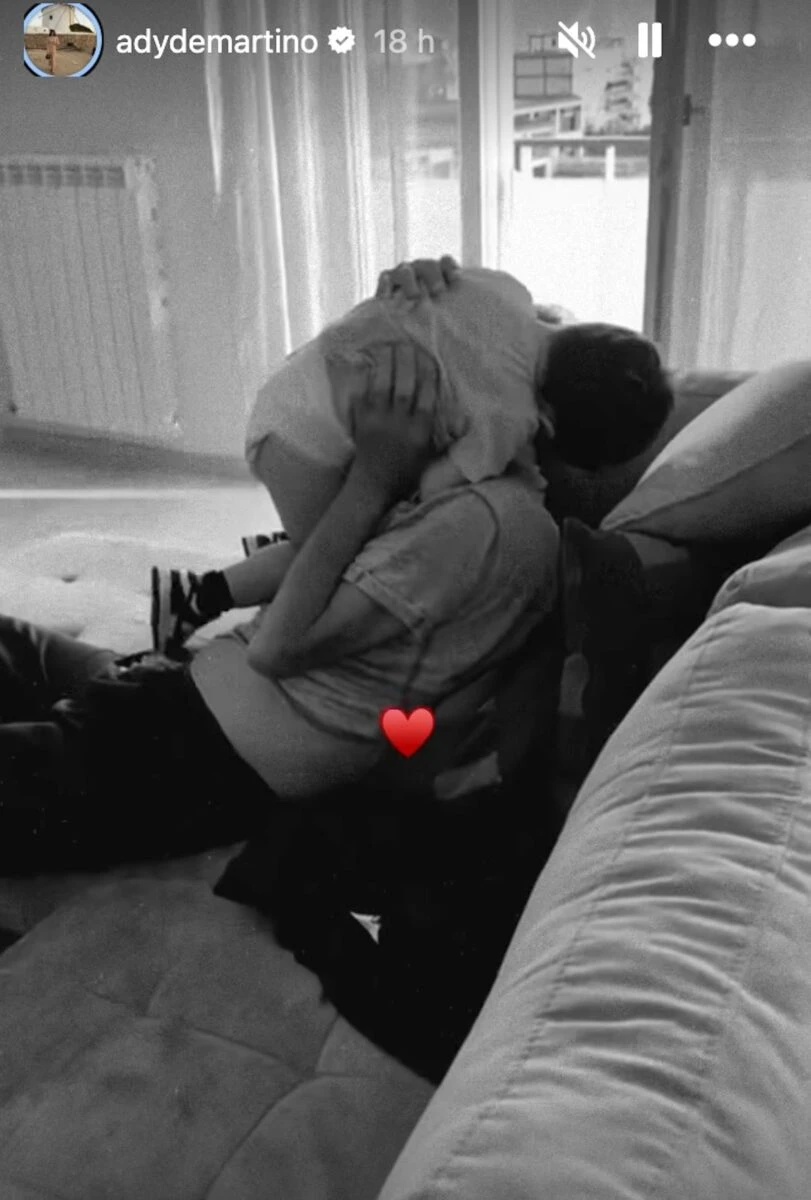 Famiglia De Martino al funerale di Enrico