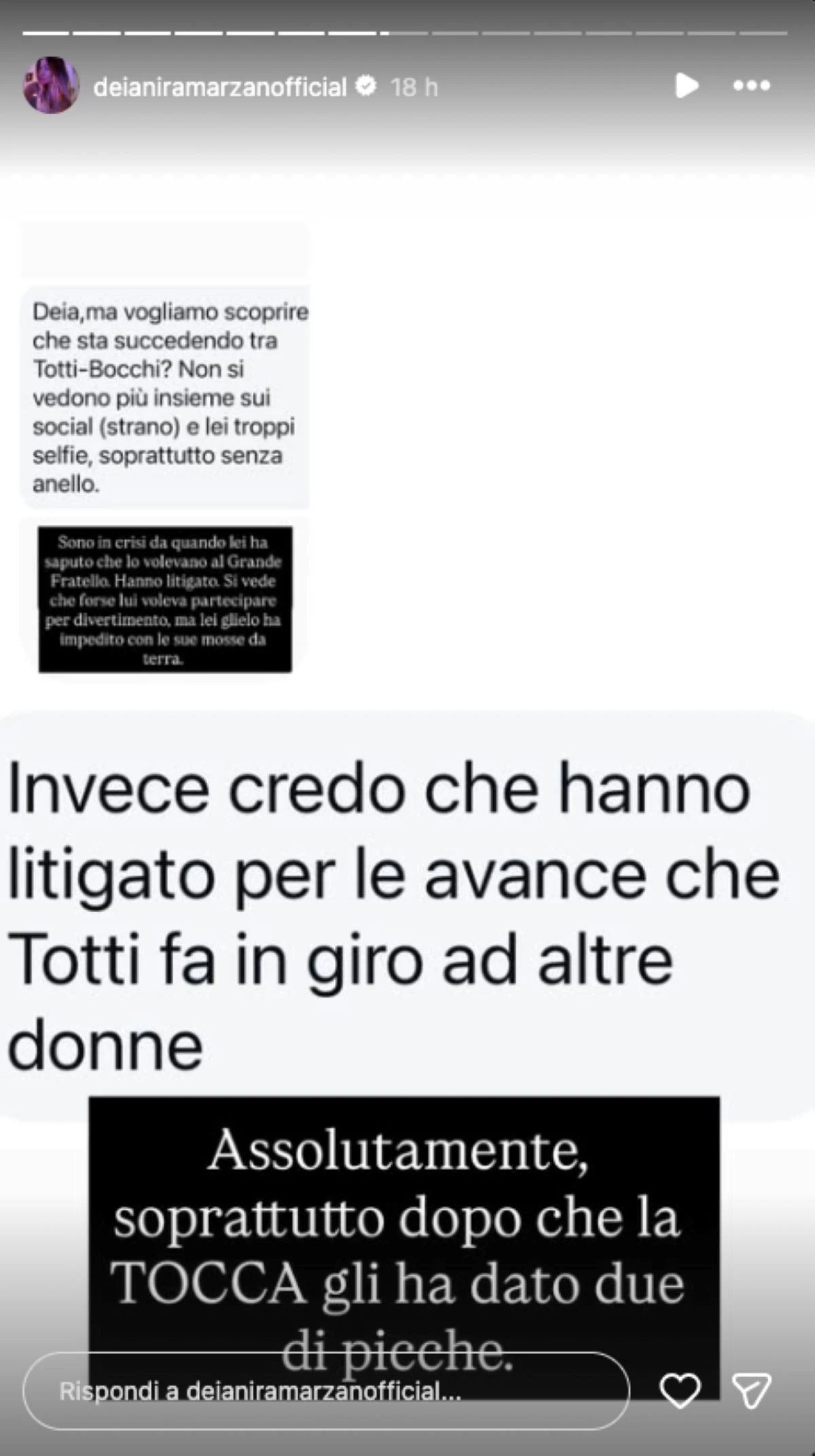 Francesco Totti e Noemi Bocchi insieme