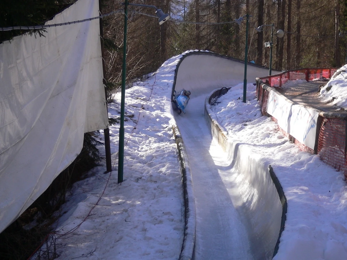 Pista dello Sliding Centre di Cortina