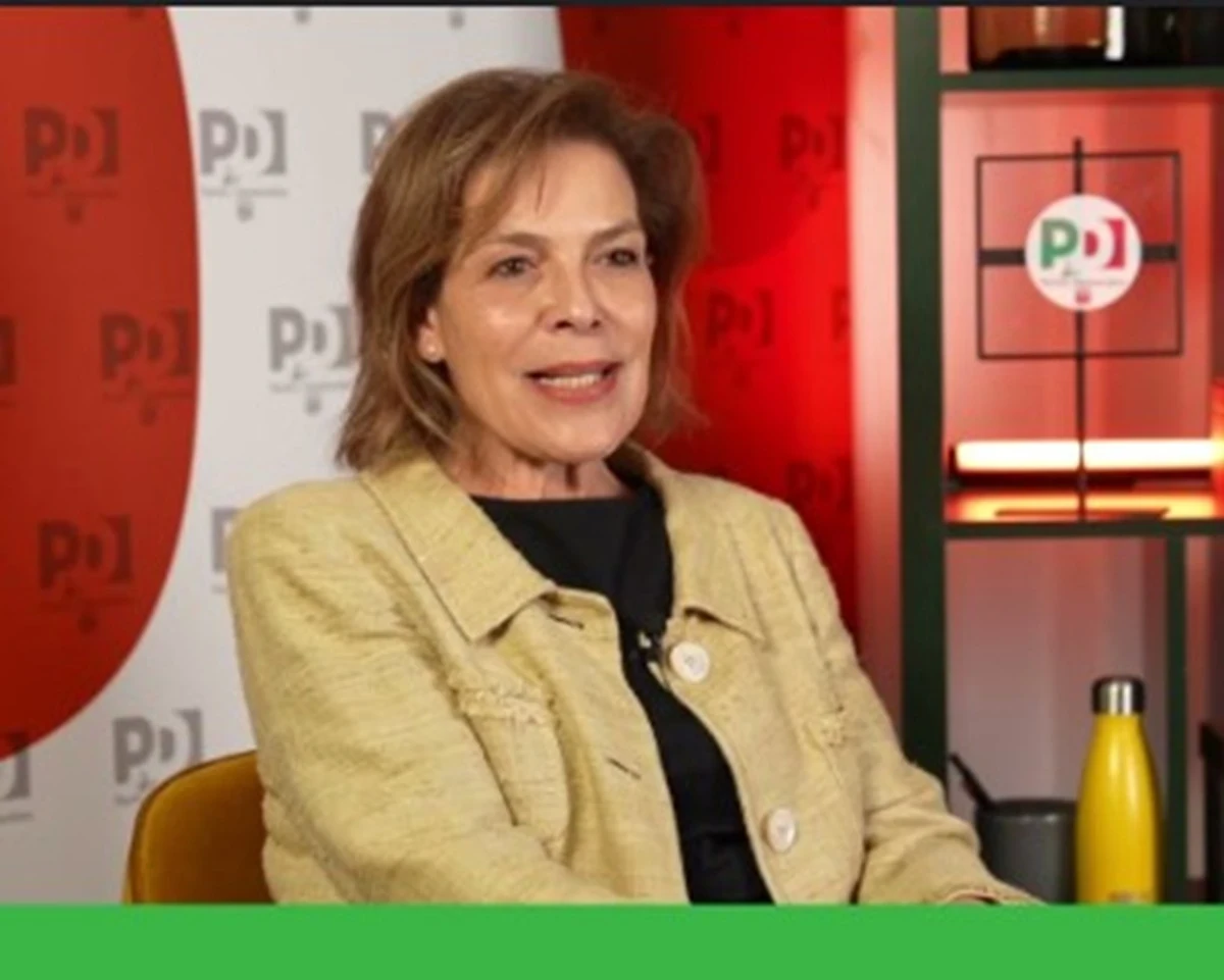 Daniela Rondinelli durante un evento pubblico