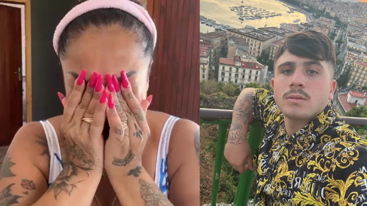 Scorcio centro Napoli con polizia