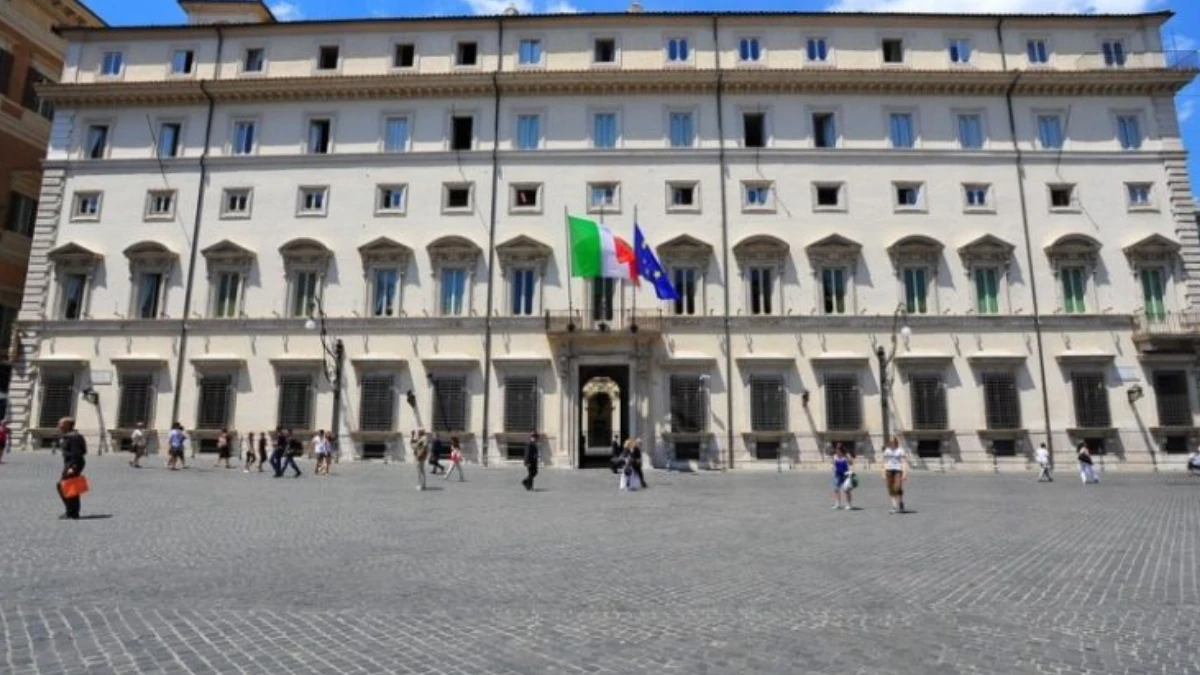 Vista esterna di Palazzo Chigi
