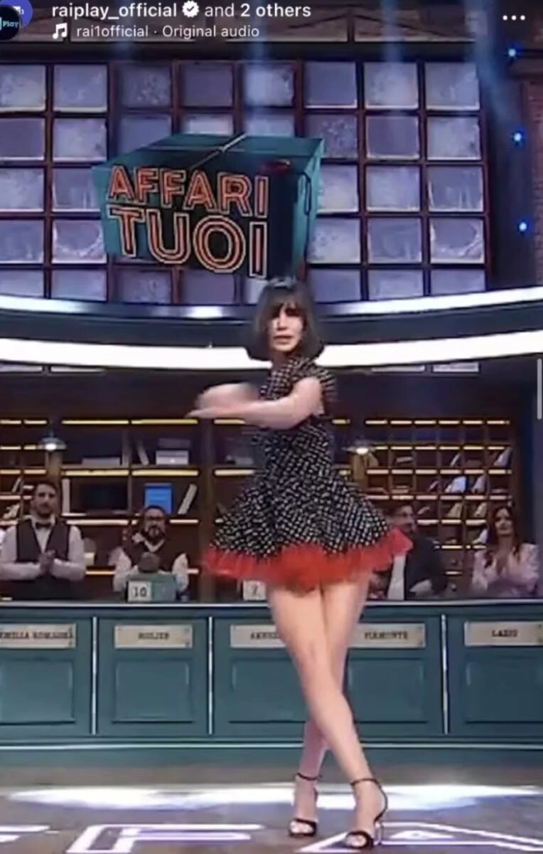 Screenshot del post contestato sui social di Rai