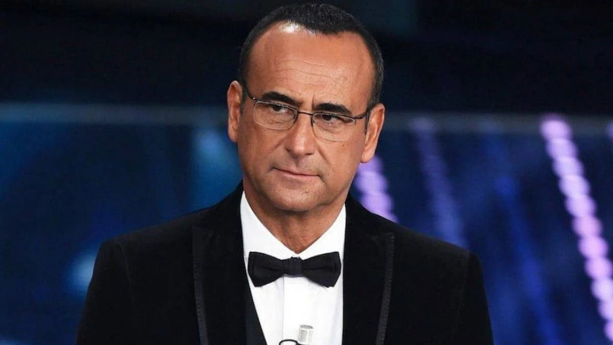 Carlo Conti durante la finale di Sanremo 2026