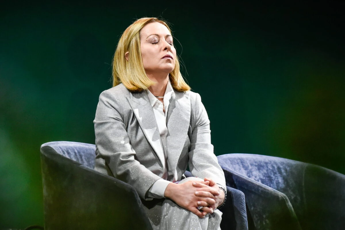 Marco Squarta e Giorgia Meloni in una foto ufficiale