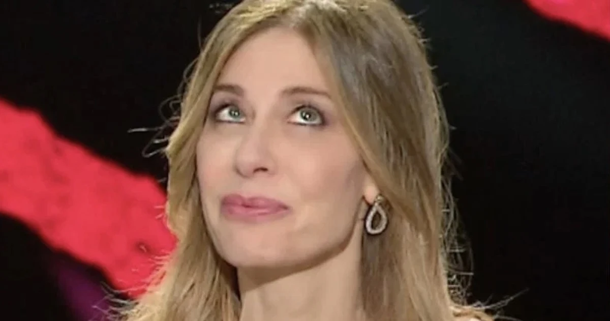 Francesca Fagnani in studio a Belve durante l’intervista