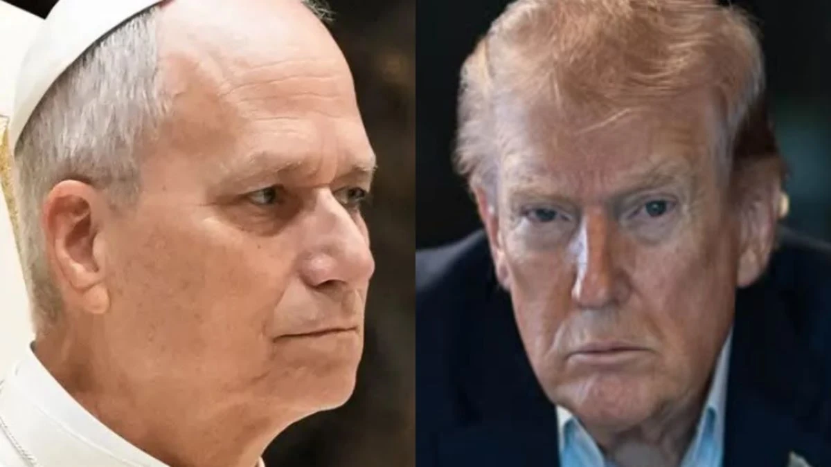 Papa Leone XIV e Donald Trump durante un incontro ufficiale