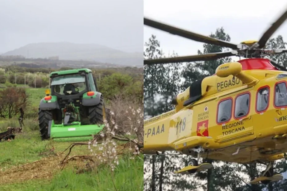 incidente trattore morto proprio lui