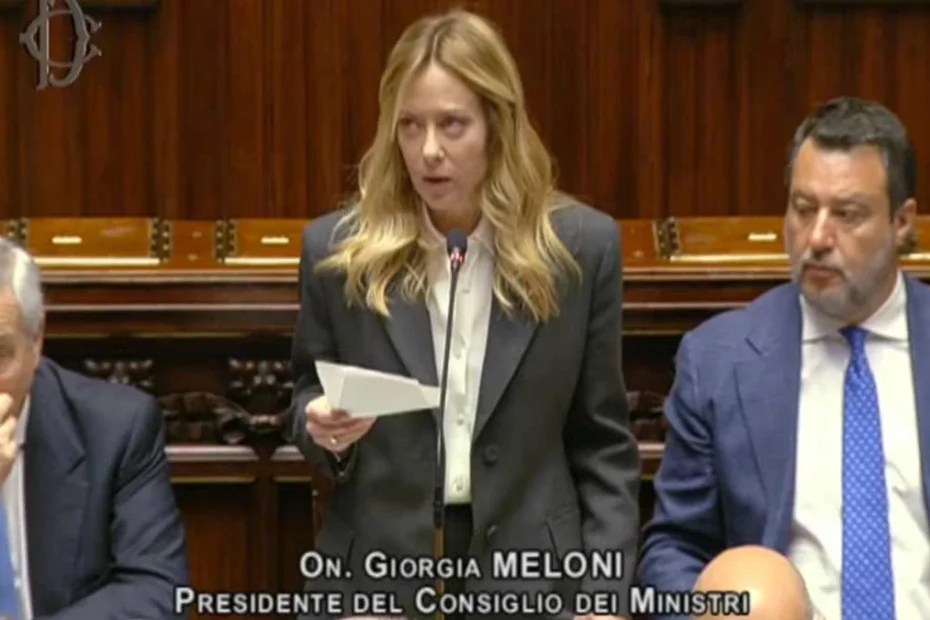 meloni parla camera applauso bipartisan