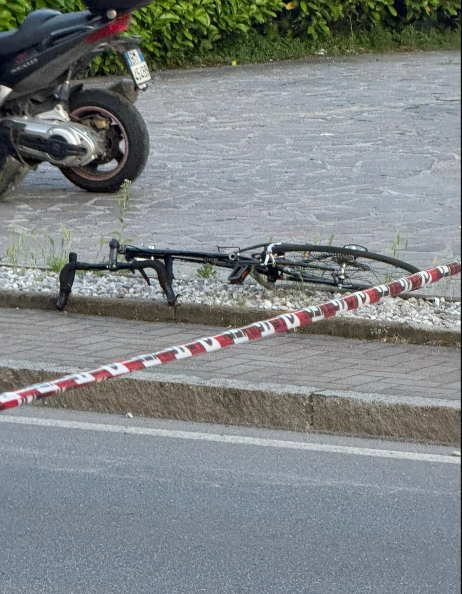 Bmw coinvolta nello scontro a Castelli Calepio