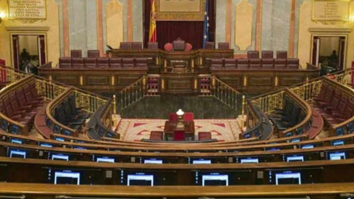 Palazzo parlamentare in Romania durante la crisi governativa