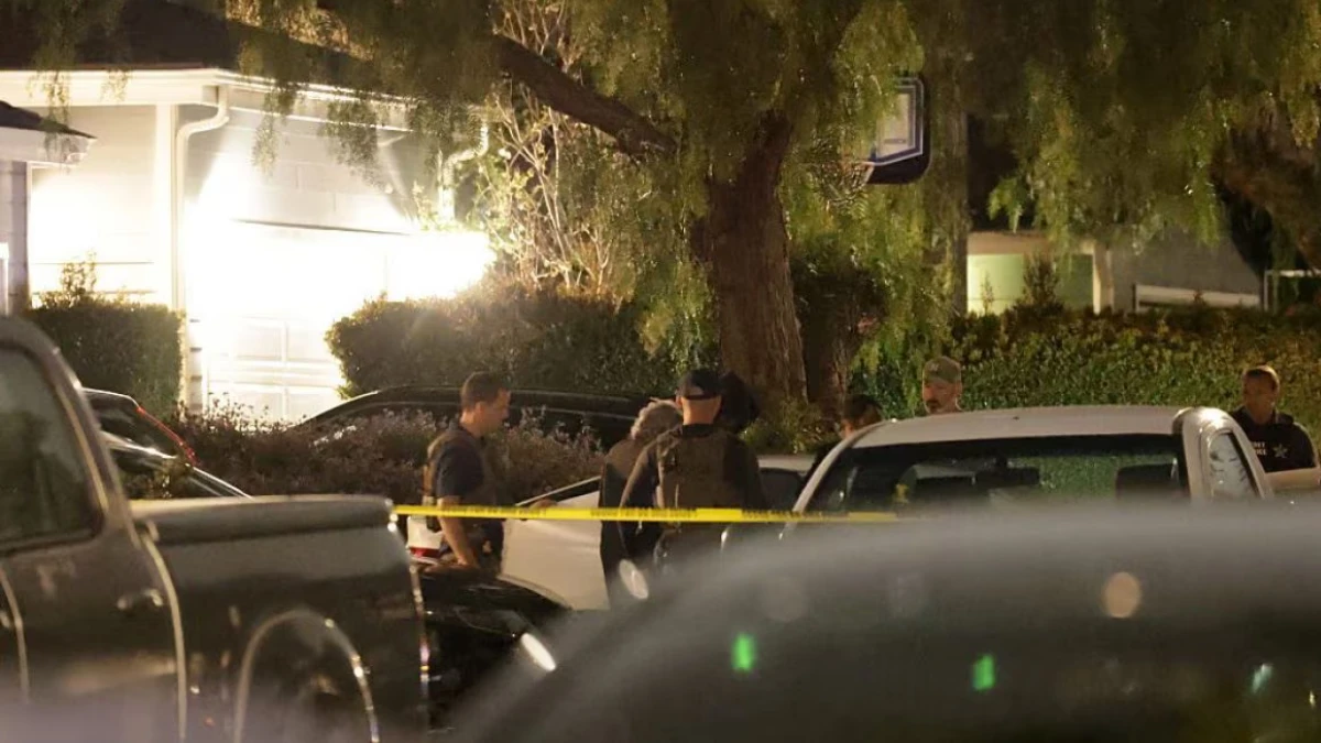 Scena della tragedia familiare a Los Angeles