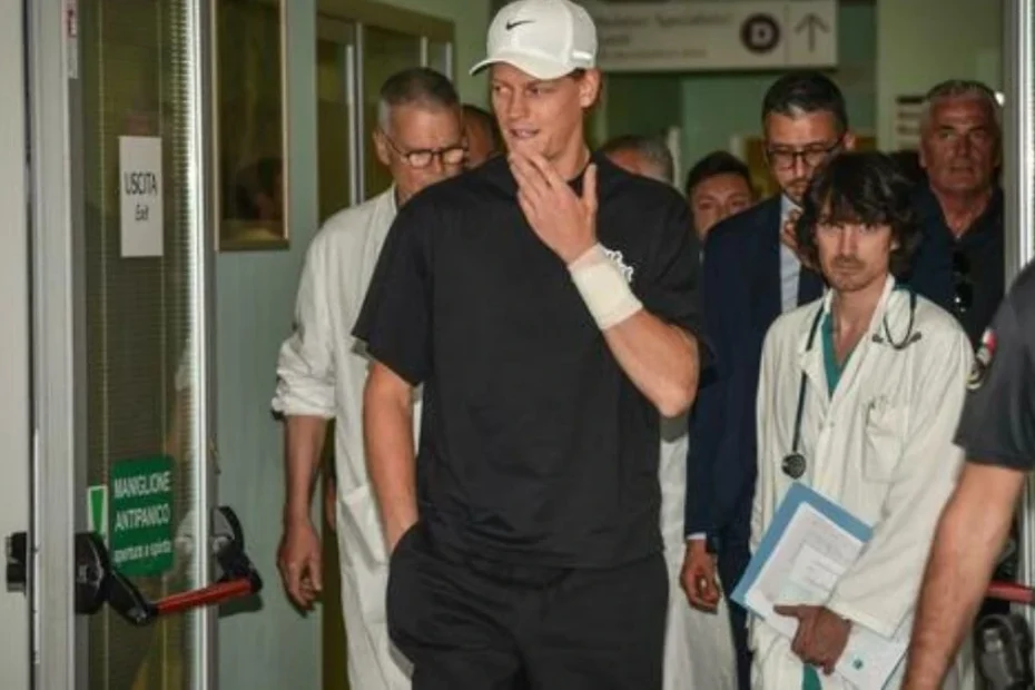 sinner in ospedale cosa ha