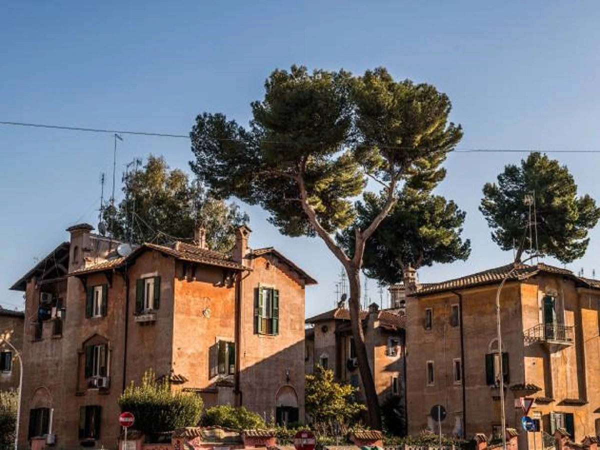 Veduta del quartiere Garbatella a Roma