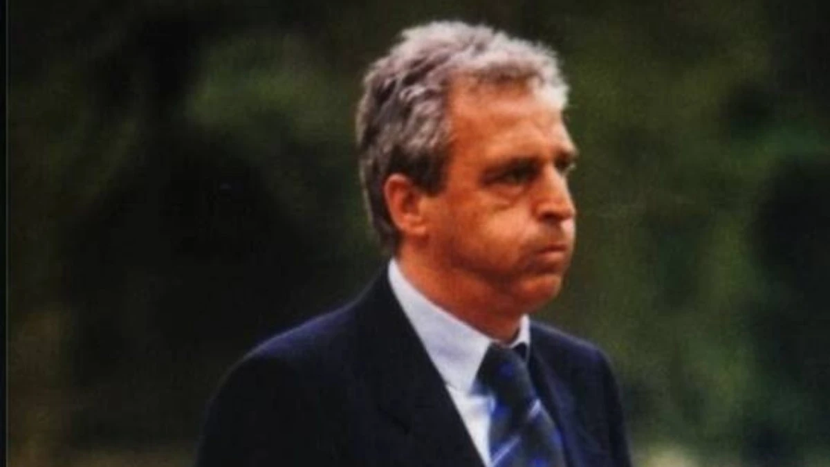 Gaetano Tesoro durante una partita di calcio giovanile