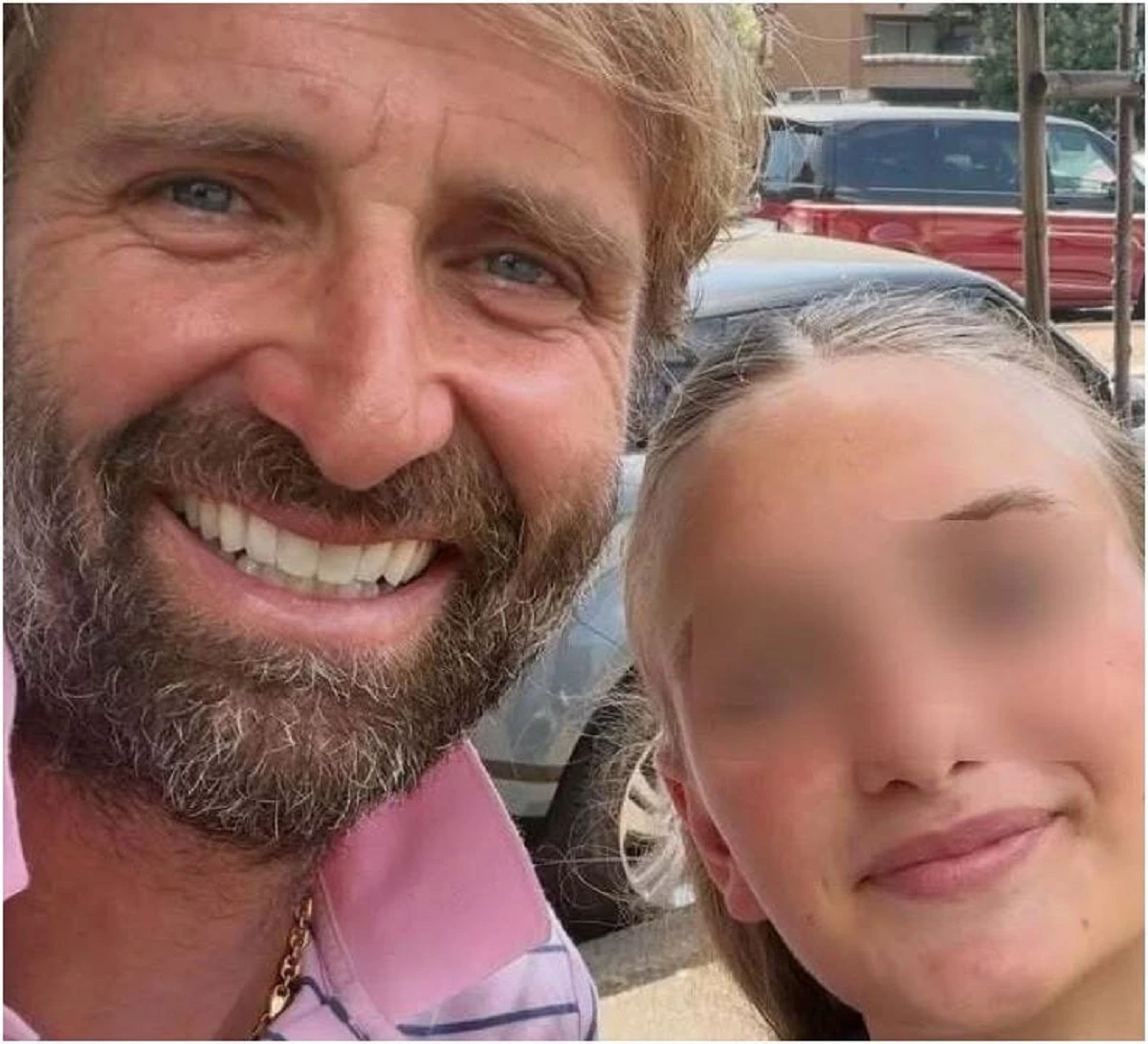 Massimiliano Rosolino con la figlia Sofia