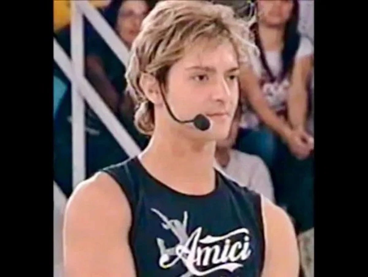 Simone Benedetti durante l’arresto