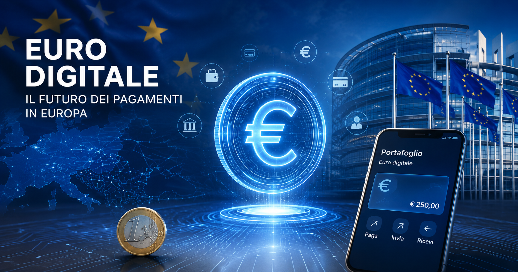 Euro digitale, il Parlamento europeo apre la strada